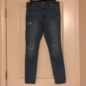 Distressed Rockstar Super Skinny Jeans